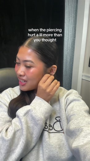 😫😫 drop your least painful piercing in the comments 👀 #piercing #womanownedbusiness #jewelry #relateable
