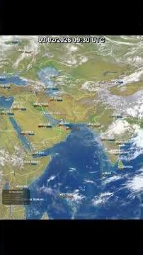 Global 24 Hour Satellite Weather | September 02, 2026 #shorts