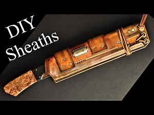 Make Leather Knife Sheath
