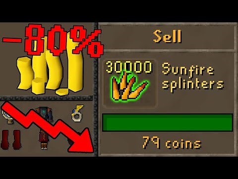The Biggest Market Collapse in Oldschool Runescape History!