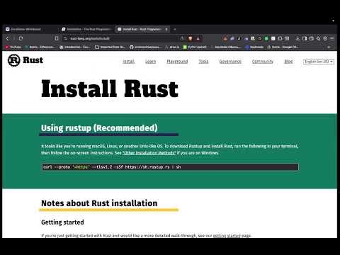 Rust Intro and Installation - 0