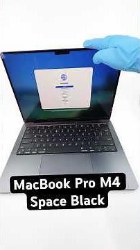 M4 MacBook Pro Space Black Unboxing ✨🖤