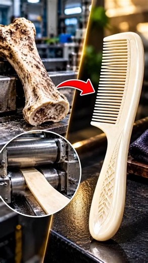 How Is a Bone Turned Into a Premium Comb? 😳 | Manufacturing Process