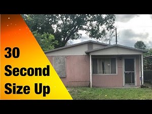 30 Second Size Up: Abandoned Single Family Residential Structure Fire