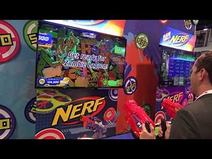 Target Practice In Raw Thrills' Nerf Arcade (Amusement Expo 2019)