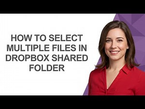 How to Select Multiple Files In Dropbox Shared Folder - AshleyHowTo