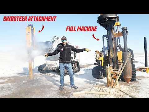 The Ultimate Frozen Ground Post Driver Test (Montana VS Bryce Suma)