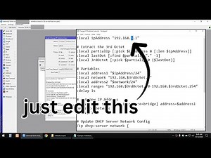 MikroTik Tutorial - How to Change Router IP Address Using Script