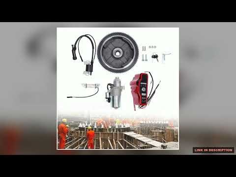 Electric Start Kit Starter Motor Flywheel Switch For Honda GX240 8HPGX270 9HP Car Accessory Pro Edi