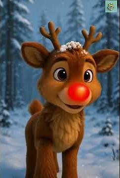 Rudolph The Red Nose Reindeer | Christmas Animated Song for Kids | Nursery Rhyme & Christmas Carol