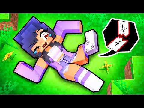 The DAY Aphmau BROKE Her LEG in Minecraft!