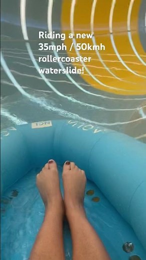 EPIC RIDE! The FIRST HYBRID ROLLERCOASTER WATERSLIDE in the WORLD on new cruise ship NORWEGIAN AQUA