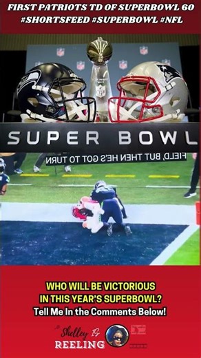 Drake Maye to Mack Hollins! 🎯 Patriots First TD of SB 60! #youtubeshorts #shorts #superbowl 🏈🏆