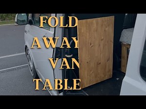 Is this the BEST Fold Away Table for a SMALL Camper Van?