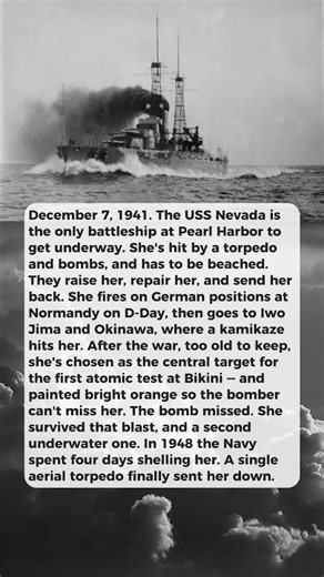 They Painted The Battleship Orange So The Atomic Bomb Couldn't Miss It