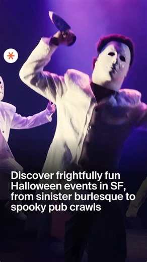 Secret San Francisco on Instagram: "[LINK IN BIO] SF is crawling with spooky fun this season! ️ From a burlesque show reimagining horror icons like Pinhead, the Bride of Chucky, and Michael Myers to haunted houses, we’ve rounded up the best Halloween events you’ll want to add to your October bucket list. Tap the link in our bio… if you dare… and start making plans! . . .  @nightmareonstripstreet"
