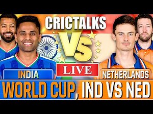 🔴 IND vs NED Live Match Today, T20 World Cup 2026 India v Netherlands, Live Cricket Score Commentary