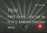1941 – Mediterranean Sea: Heavy columns of smoke rise up as HMS Barham explodes after being torpedoed in the Mediterranean Sea.