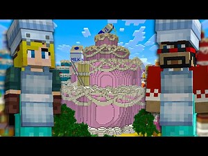 Minecraft Cake Build Off Vs. FalseSymmetry