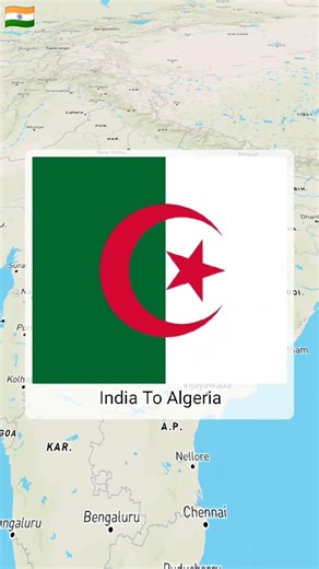 Exploring the Distance: India to Algeria Travel 🌍