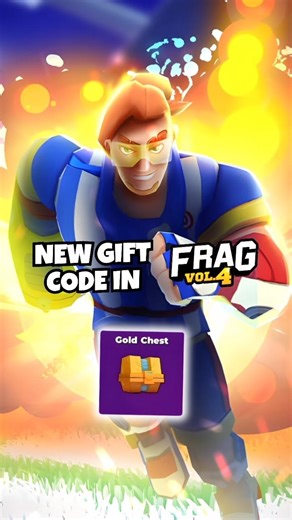 This gift code gave me a FREE gold chest in #frag