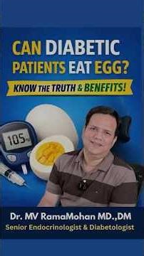 🥚 Eggs & Diabetes | Can Diabetic Patients Eat Eggs Daily?