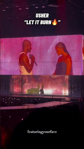 USHER SINGING LET IT BURN 🔥🔥