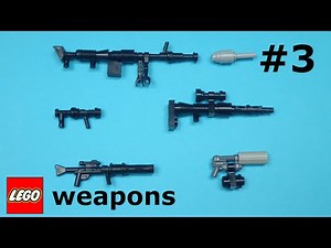 even more 8 Lego weapons for your minifigures |LW#3