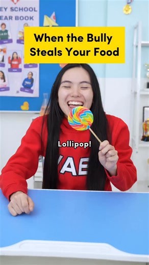 Siowei on Instagram: "Don’t waste food! #yaey #school #food #steal #bully"