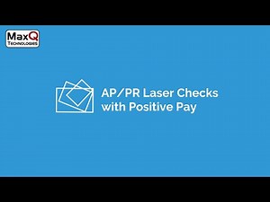 AP PR Laser Checks with Positive Pay for Acumatica