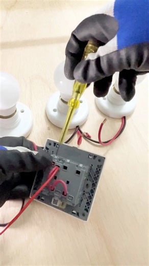 How a 3 gang switch works | simple wiring explained this video shows how a 3 gang switch works with simple wiring. one switch plate controls three different lights. easy explanation for beginners and home electrical work. #3gangswitch #electricalwiring #lightingswitch #electricworkbd #homewiring | MN Electric Solution