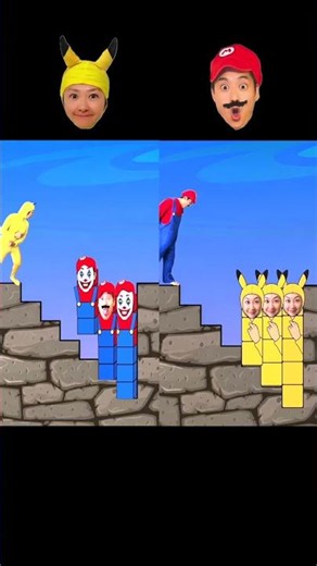 Little Mario Bros Infinitely Could NOT Overcome Mario Brothers' Stage... #humor #sad #mincraft