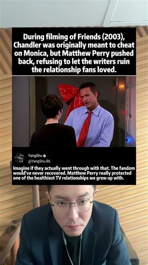 In Friends (2003), Matthew Perry Fought to Protect Chandler and Monica’s Relationship