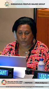 🇵🇬🎥 “We’re not asking for charity — we’re demanding justice.” At the #HLPF2025, Papua New Guinea’s own Ruth Kissam from the Advancing PNG Women Leaders Network delivered a bold and uncompromising message on behalf of Small Island Developing States (SIDS). 🌺 Speaking truth to power, Ruth laid out the urgent priorities for climate-resilient futures — from women-led solutions and inclusive data systems to direct access to climate financing. Her message is clear: SIDS are on the frontlines, not 