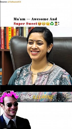 Tanu Jain Mam 😍 Awesome And Super Sweet ❤♻️👨‍✈️ | Upsc Interview