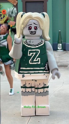 LEGO Zombie Cheerleader #legozombie #brickortreat #legolandflorida #lego #legominifigures #legoland