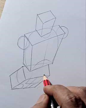 How to Draw Perfect Proportions Using Basic Shapes | Easy Drawing Trick