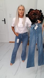 t6267 spodnie dzwony, jeansowe, wysoki stan 79 zł ✏ Oto dostępne warianty. ⏭ biore t6267 jeans xs, s, m, l, xl 🥰JEŚLI TO TWOJE PIERWSZE ZAMÓWIENIE, KONIECZNIE ODEZWIJ SIĘ DO NAS NA PRIV 🥰 Zapis jest aktywny ✨ WYMIARY: S: Pas: 31-38X2 Biodra: 36-45X2 długość nogawki zewnętrznej: 109 długość nogawki wewnętrznej: 80 XS: Pas: 29-36X2 Biodra: 34-43X2 długość nogawki wewnętrznej: 80 długość nogawki zewnętrznej: 109 M: Pas: 33-40X2 Biodra: 38-47X2 długość nogawki wewnętrznej: 80 długość nogawki zewnę