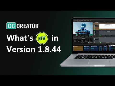 What's New in Closed Caption Creator - March 2026