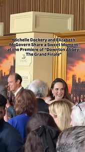 Look at these besties! 👯‍♀️✨ #MichelleDockery and her on-screen mom #ElizabethMcGovern just hit the red carpet at the New York premiere of #DowntonAbbeyTheGrandFinale. | People
