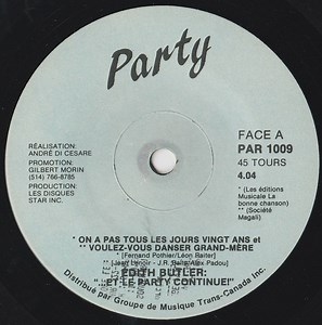 Edith Butler - On A Pas Tous Les Jours Vingt Ans Et Voulez-Vous Danser Grand-Mère