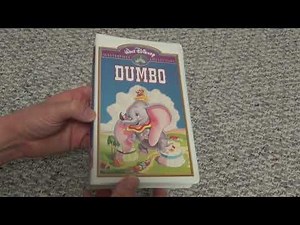 Dumbo Disney Masterpiece Collection VHS Tape Unboxing