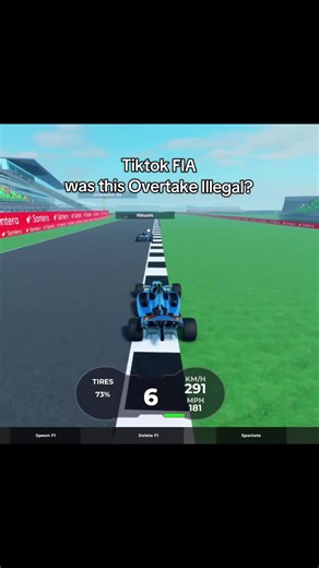 What an move btw | #tiktokviral #fra #formula1 #roblox #F1