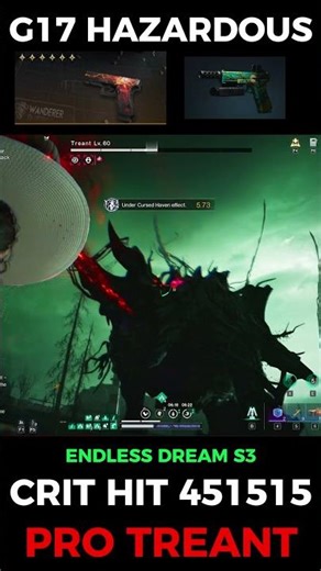 ONCE HUMAN PRO TREANT G17 HAZARDOUS OBECT CRIT HIT 451K🥶#oncehuman