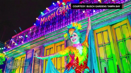 Busch Gardens brings Mardi Gras magic to Tampa Bay