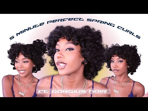 5 minute spring curls | ft gorgeous hair