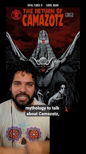 Camazotz isn't a god, but he is still scary! If youre interested in reading a comic about Canazotz @avinacomics has you covered! #maya #mythology #xibalba #camazotz | Thestorytimeguy