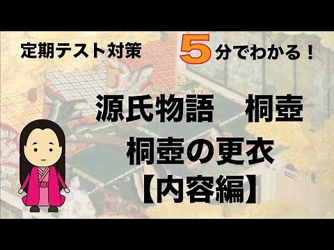 【定期テスト対策】源氏物語 桐壺 桐壺の更衣 内容編