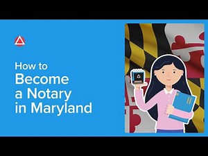 How To Become a Notary in Maryland