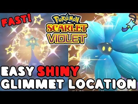 EASY Shiny GLIMMET and GLIMMORA Hunt Location for Pokemon Scarlet and Violet